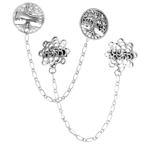 Veemoon 5 Sätze Vintage Hemdkragen Clips Broschen Für Damen Pullover Schals Verstellbare Schmuck Clips Für Kleidung Elegantes Accessoire Für Besondere Anlässe 2 Stück * 5 von Veemoon