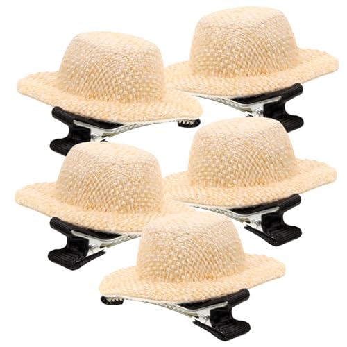 Veemoon 5stücke Mini-hut-haarspangen Dekorative Haarclips Für Mädchen Niedliche Haarschmuck Für Partys Und Alltag Langlebig Und Sicher Für Geburtstagsfeiern Und Feiertage von Veemoon