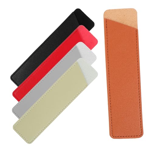 Veemoon 5stücke Leder Stifthülle Stiftaufbewahrungsbeutel Kugelschreiberetui Stifttasche Stiftbehälter Stifthülle Für Stift Und Kugelschreiber von Veemoon