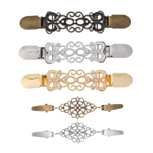 Veemoon 5stücke Teiliges Vintage Cardigan Clips Für Frauen Elegante Broschen Zum Befestigen Von Pullovern Schals Und Kleidungsstücken Hochwertige Für Formelle Und Lässige Outfits von Veemoon