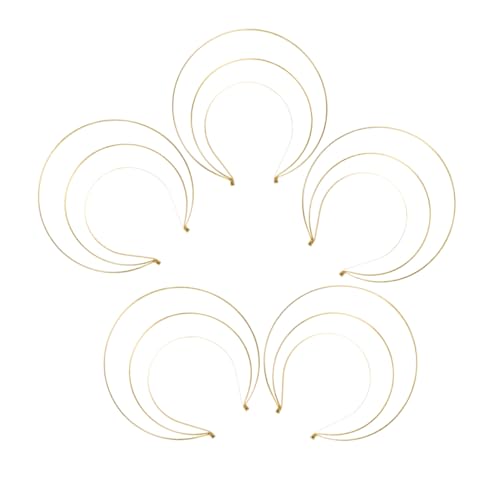 Veemoon 5stücke Göttinnenkrone Aus Metall Mit Dreilagigem Design Für Damen Haarbandkrone Als Kopfschmuck Für Cosplay Renaissance Und Partydekorationen von Veemoon