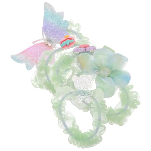 Veemoon 5 Stück Teiliges Haargummi für Mädchen Elastische Dehnbare Haarbänder Grünem Flügel Design Schonend für Kinderhaar Vielseitig als Armband Tragbar für Alltag und Festlichkeiten Veemoon 5 Stück Teiliges Haargummi für Mädchen Elastische Dehnbare Haarbänder Grünem Flügel Design Schonend für Kinderhaar Vielseitig als Armband Tragbar für Alltag und Festlichkeiten von Veemoon