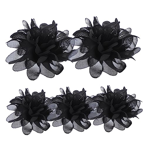 Veemoon 5stücke Stoffblumenringe Damen Schmuck Tanz Requisiten Blumenringe Für Party Performance Blumenschmuck Fingerhülle von Veemoon