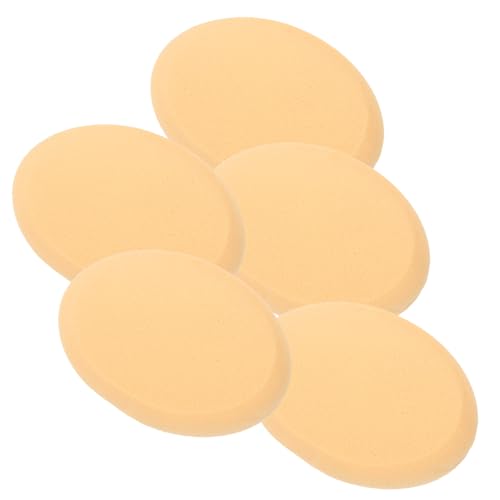Veemoon 5 Stück Teiliges Make Up Schwammset für Flüssige und Pudrige Foundation Wiederverwendbare Latexfreie Kosmetikpuffer zur Haut für Einen Natürlichen Look von Veemoon