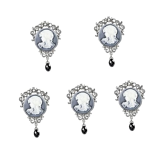 Veemoon 5 Stück Viktorianische Brosche für Damen Vintage Schmucknadel für Schals Pullover Hüte Einzigartige Accessoires für Besondere Anlässe Perfektes Veemoon 5 Stück Viktorianische Brosche für Damen Vintage Schmucknadel für Schals Pullover Hüte Einzigartige Accessoires für Besondere Anlässe Perfektes von Veemoon