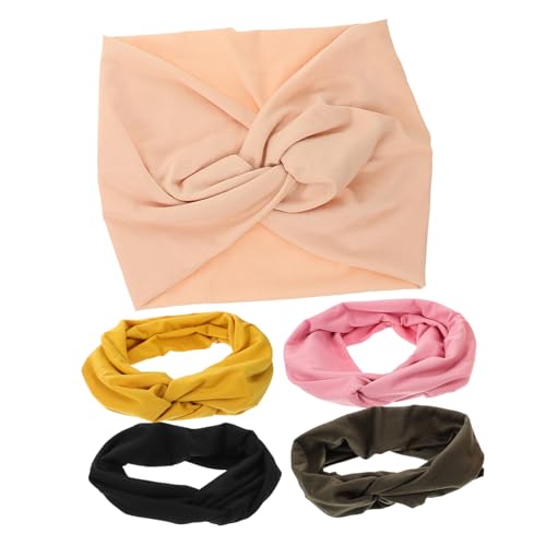 Veemoon 5stücke Stirnband Für Sport Für Frauen Und Männer Haarband Für Yoga Workout Kopfbedeckung Mit Knotendesign Feuchtigkeitsabsorbierend Und Atmungsaktiv von Veemoon