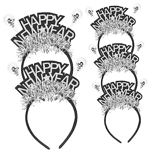 Veemoon 5stücke Haarreif Neujahrs Kopfschmuck Für Partyfotos Leichtes Ansprechendes Design Für Silvesterfeiern Und Neujahrspartys von Veemoon