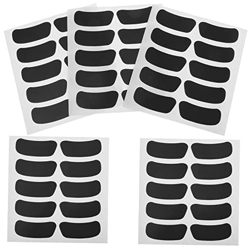 Veemoon 50 Blatt Sportliche Augenaufkleber Atembare Fan Sticker für Sportveranstaltungen Wiederverwendbare und Abwischbare Augenstreifen für Baseball Fußball und Mehr Hochwertige Sichere von Veemoon