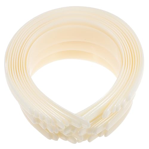 Veemoon 50 Stück Haarbänder aus Kunststoff Dehnbare Zahnlose Haarschmuck Accessoires für Mädchen zum Fixieren Haare bei Kosmetik Partys Alltag von Veemoon