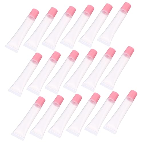 Veemoon 50 Stück Lippenbalsam Röhrchen Transparent Nachfüllbare Lip Balm Tubes Wiederverwendbare Lippenpflegestift Behälter für Reisen und Kosmetiktasche von Veemoon