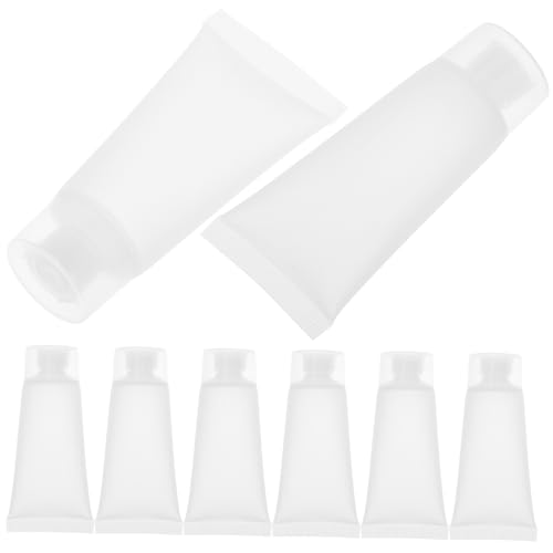 Veemoon 50Stücke Nachfüllbare Cremetuben für Reisegröße Flexible Quetschflaschen für Lotionen und Zahnpasta für Shampoos Handcremes und Mehr von Veemoon
