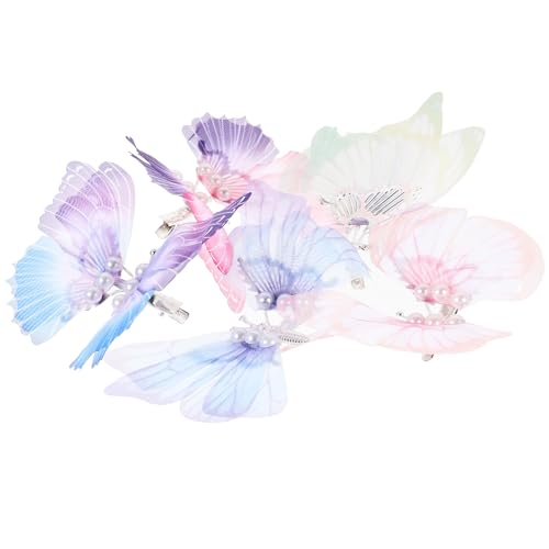 Veemoon 5stücke Schmetterlings-haarspangen Kleine Frühlings-haarnadeln Haar-accessoires Styling-tools Für Mädchen von Veemoon