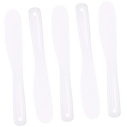 Veemoon 5stücke Gesichtsmasken-applikator Cremespatel Kosmetiklöffel Makeup Zubehör Für Hautpflege Produkte Make-up-löffel Schönheitskosmetik-schaufel von Veemoon