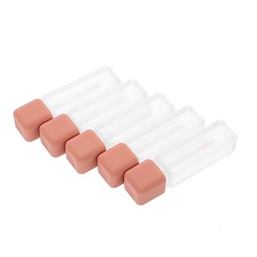 Veemoon 5stücke Zylindrischen Lip Gloss Flaschen Sub Flaschen Diy Lip Gloss Rohre Mit Deckel Leere Lippenstift-flaschen Für Lipgloss Lippenöl Und Andere Flüssigkeiten Kompakt Und Leicht Fü von Veemoon