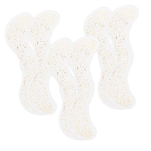 Veemoon 6 Blätter Glitzer Freckle Sticker Hautfreundlich Temporäre Gesichtspunkte Modefreckles für Alltag und Party Make Up Irritation von Veemoon