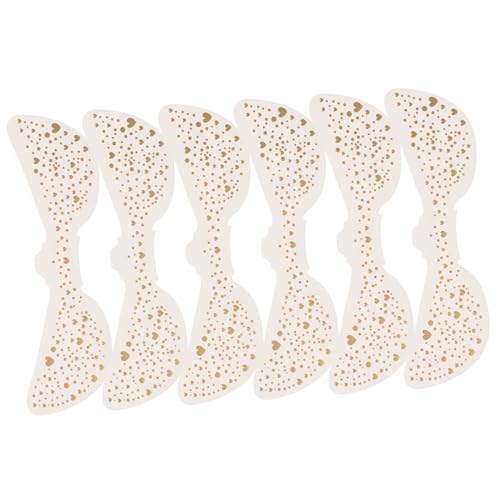 Veemoon 6 Blätter Wasserfeste Hautfreundliche Temporäre Glitzer Freckle Aufkleber Schimmernde Make Up Punkte für Party Festival und Alltag Einfache Anwendung von Veemoon