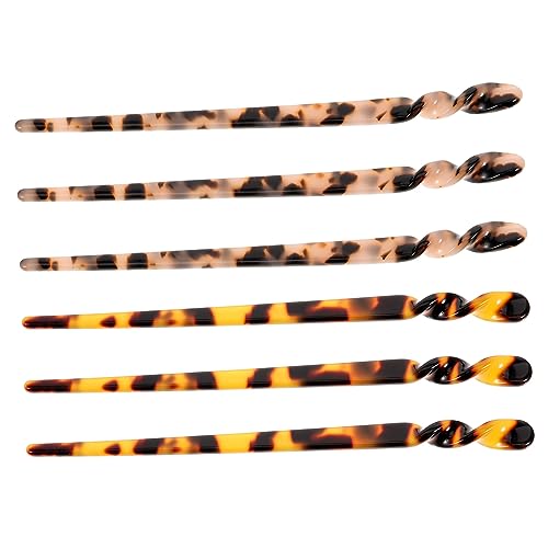 Veemoon 6 Stck Teiliges Set Chinesischer Haarstäbchen aus Robustem Material Vintage Haarschmuck mit Feiner Textur Langes Design für Festen und Eleganten Look bei Damen von Veemoon