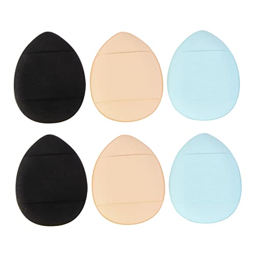 Veemoon 6 Stück Kleiner Gesichts Make up Puff Tragbare Kissen Puderquaste Für Flüssig Und Trockenpuder Hygienisch Für Tägliche Anwendung Kleiner Make up Schwämme Für Foundation von Veemoon