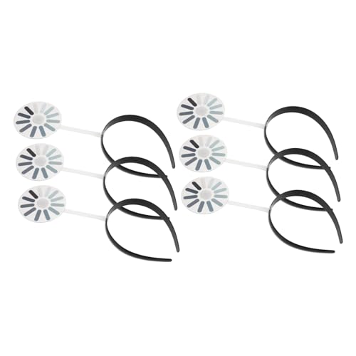 Veemoon 6 Stück Lustiges Loading-symbol Haarband mit Drehendem Design Auffälliges Party-accessoire für Damen und Herren Originelles Stirnband für Fotos und Feiern Kreative Geschenkidee von Veemoon