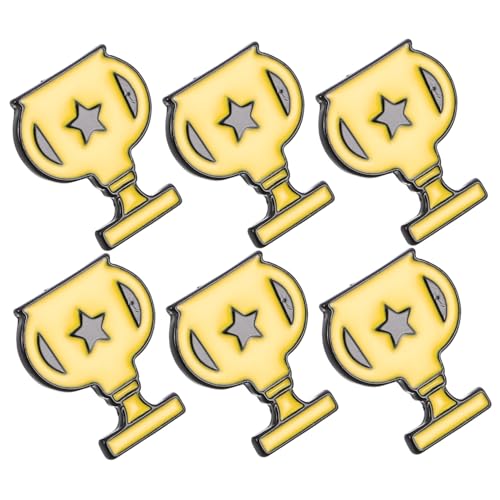 Veemoon 6stücke Teiliges Trophy Broschen Sportliche Und Anstecknadeln Für Anzüge Hüte Und Rucksäcke Für Mode Und Sportbegeisterte von Veemoon