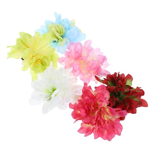 Veemoon 6 Stück Teiliges Mädchen Haarspangen mit Bunten Realistischen Blumen Dekorative Haarklammern für Partys Festivals und Alltag Vielseitig Einsetzbar Charmante Accessoires für Damen von Veemoon