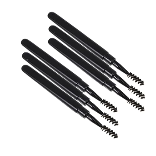 Veemoon 6 Stück Teiliges Mascara mit Bürsten für Wimpern und Augenbrauen Leichtes Tragbares Make Up Tool aus Kunststoff und Synthetischen Fasern Vielseitig für Präzises Styling und von Veemoon