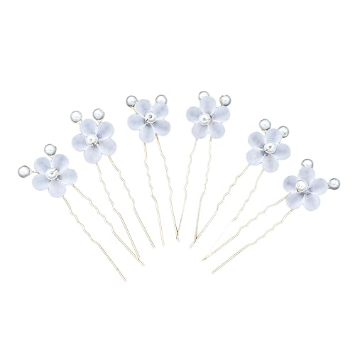 Veemoon 6 Stück Teiliges U Förmige Haarnadeln mit Perlen und Blumen für Hochzeiten Haaraccessoires für Mädchen und Bräute für Besondere Anlässe Veemoon 6 Stück Teiliges U Förmige Haarnadeln mit Perlen und Blumen für Hochzeiten Haaraccessoires für Mädchen und Bräute für Besondere Anlässe von Veemoon