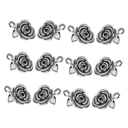 Veemoon 6 Stück Teiliges Vintage Sweater Clips Blumige Cardigan Shawl Clips aus Stabilem Material Sicherer Verschluss für Pullover Jacken Schals Damen Modeaccessoire von Veemoon