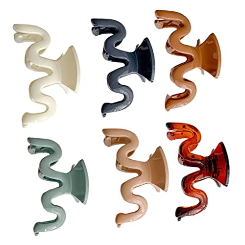 Veemoon 6stücke Krallenklammer Damen Haarklammer Aus Hochwertigem Material Für Verschiedene Frisuren Und Anlässe Einfach Zu Tragen Verwenden von Veemoon