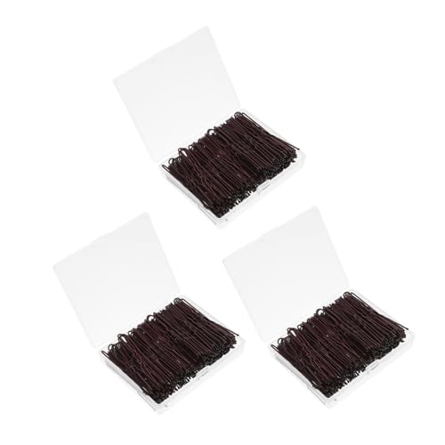 Veemoon 600 Stück Metal U-förmige Haarnadeln mit Aufbewahrungsbox Gewellte Französische Haarforken für Damen Sicherer Halt ohne Druck Vielseitig für Verschiedene Frisuren und Reisen von Veemoon