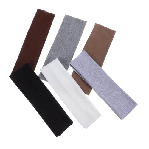 Veemoon 6stücke Teiliges Elastische Sport-stirnbänder Für Damen Atmungsaktive Schweißabsorbierende Yoga-haarbänder Für Fitness Laufen Und Sport Verschiedenen Farben Erhältlich von Veemoon