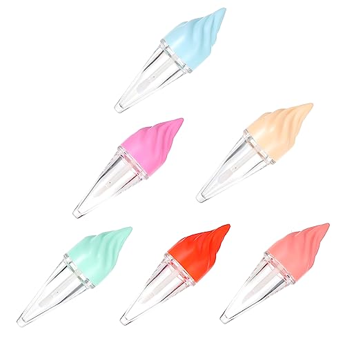 Veemoon 6 Stücke Selbstgemacht Lip Gloss Rohre Kompakte Lippenstiftflasche Leicht Multifunktional für Unterwegs Lip Balm Behälter von Veemoon