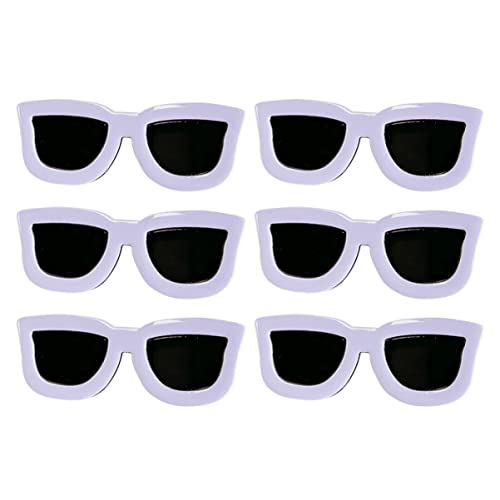 Veemoon 6Stücke Lustige Sonnenbrille Haarnadeln Kreative Haarklammern für Mädchen Kopfschmuck für Partys Geburtstage und Feiertage Einfach zu Tragen Haar Dekoration von Veemoon