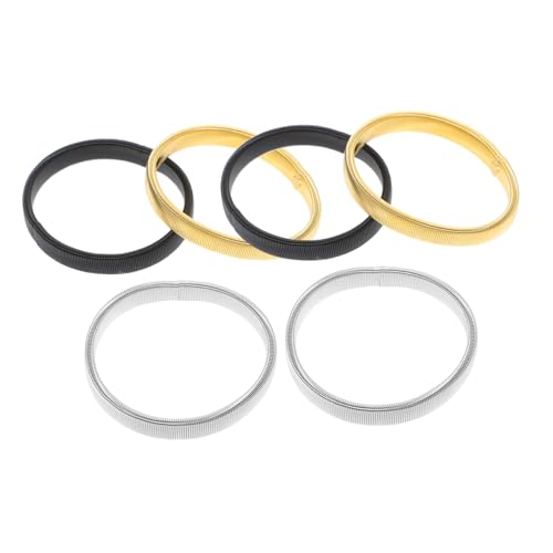 Veemoon 6 Stücke Herren Ärmelhalter Metall Verstellbare Elastische Armbinden für Hemden Modisches Accessoire für Büro Hochzeit und Besondere Anlässe von Veemoon