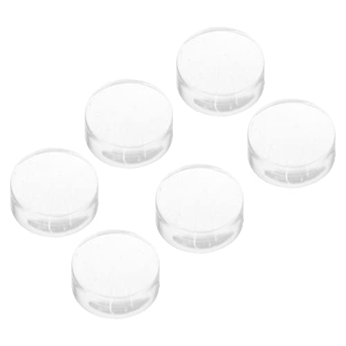 Veemoon 6 Stücke Silikon Nagellack Stamper Köpfe Maniküre Stempel Ersatz Köpfe für Nailart Selbstgemacht Nagelkunst Transparent Langlebig und Praktisch von Veemoon