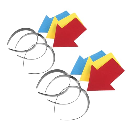Veemoon 6stücke Neuartiges Pfeilspitzen-stirnband Für Mädchen Lustiger Haarreif Für Fotorequisiten Cosplay-accessoires Ausgefallenes Party-haaraccessoire Aus Leichtem Material Für von Veemoon