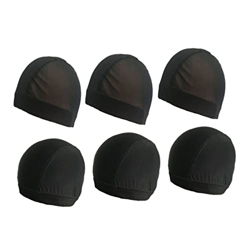 Veemoon 6stücke Teiliges U-förmiges Haarnetz Für Perücken Elastische Perückenkappe Für Frauen Atmungsaktiv Und Dehnbar Geeignet Für Lange Kurze Glatte Und Lockige Haare Schwarz von Veemoon