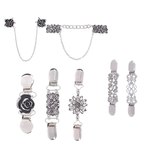 Veemoon 7stücke Broschennadel Aus Legierung Retro-design Kleidungsdekor Brustpin Clip Für Hemd Und Pullover Langlebig Und Stilvoll von Veemoon