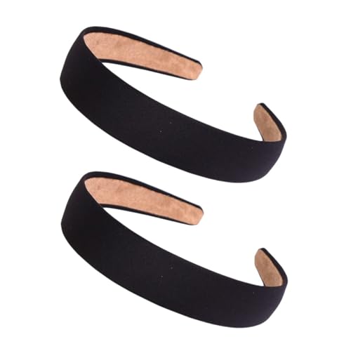 Veemoon 8 Stück Elastische Haarbänder Teiliges Pure Color für Damen und Mädchen Glattes Stoff Headwear für Verschiedene Anlässe Schwarz Zufällige Farbe Zufällige Farbe von Veemoon