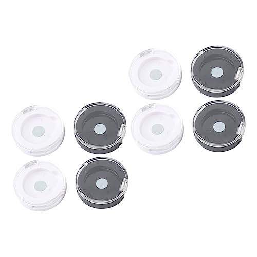 Veemoon 8 Stück Teiliges Lidschatten Etui Magnetisch Nachfüllbar Kompakt Reise Make Up Behälter Mehrfarbig Cosmetic Container von Veemoon