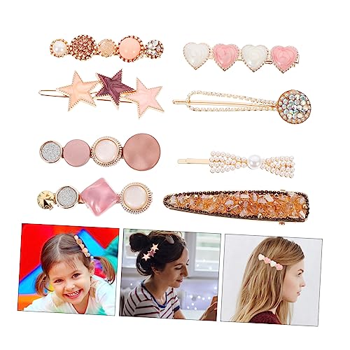 Veemoon 8 Stück Teiliges Perlen Haarclip Damen Haarspangen Süß Elegant für Partys Hochzeit Alltag Vielseitige Haarschmuck Accessoires von Veemoon