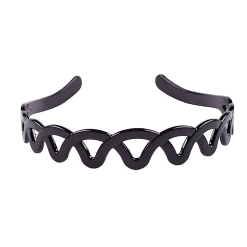 Veemoon 8 Stück Teiliges Set Rutsch Haarreifen für Damen und Herren Wellenförmige Haargummis und Praktische Kopfbedeckung für Make Up und Gesichtspflege Verschiedene Farben von Veemoon