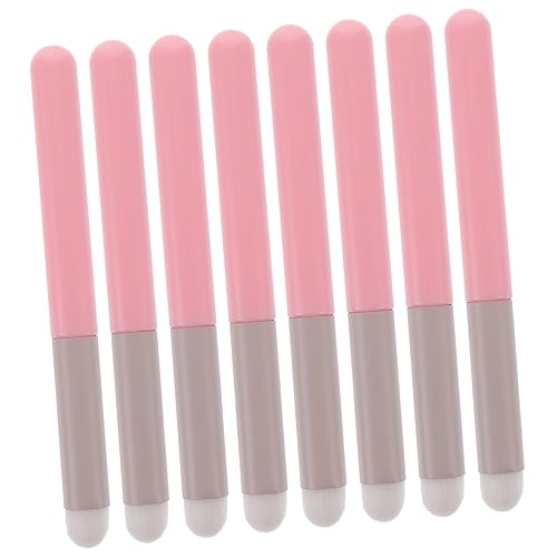 Veemoon 8Stücke Lippenpinsel für Make Up Tragbarer Lipgloss Concealer Pinsel für Lippen Lidschatten und Mehr Hochwertiges Make Up Zubehör von Veemoon