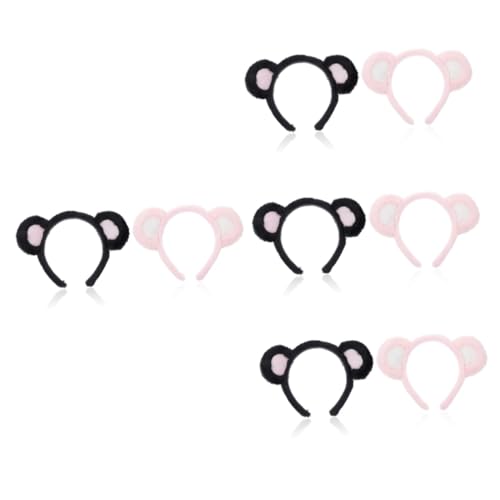 Veemoon 8stücke Bärenohren Haarreif Weiche Süße Tier-haarbänder Für Cosplay Fotoshootings Und Partys Praktische Haarschmuck Für Jede Gelegenheit von Veemoon
