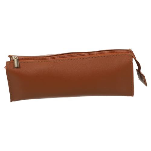 Veemoon Reise Federmäppchen Aus Leder Ästhetisches Großes Stiftetui Für Schüler Praktische Und Geräumige Stifttasche Für Schreibwaren Und Kosmetik von Veemoon