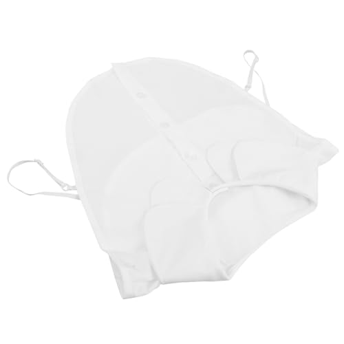 Veemoon Abnehmbarer Damen Doppel Lagen Fake Kragen Weiß Rundhals Elegant Modisch Für Pullover Kleid Jacken Ersatz von Veemoon