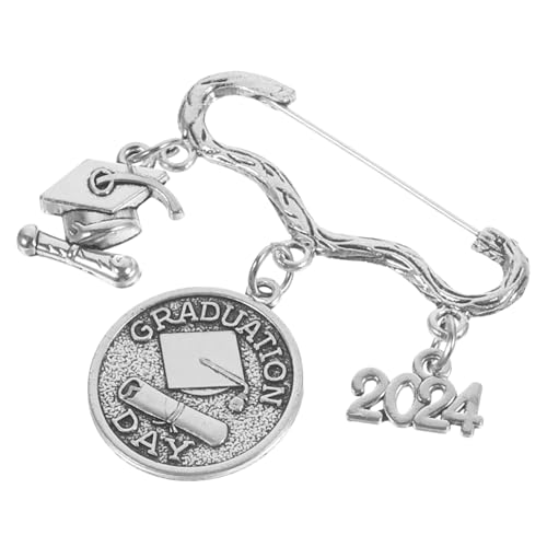 Veemoon Abschluss Pin Graduation Brosche Anstecknadel für Kleidung Hüte Rucksäcke Vielseitiges Abiturgeschenk zur Feier Schulabschlusses Elegantes Accessoire für Festlichkeiten von Veemoon
