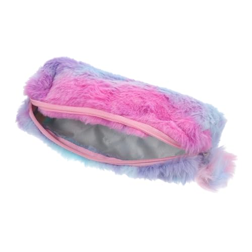 Veemoon Adorable Federmäppchen Cartoon Bleistifttasche mit Reißverschluss Plüsch Mäppchen für Schüler Mädchen Multifunktionale Schreibwaren Aufbewahrungstasche Kompakt und Tragbar von Veemoon