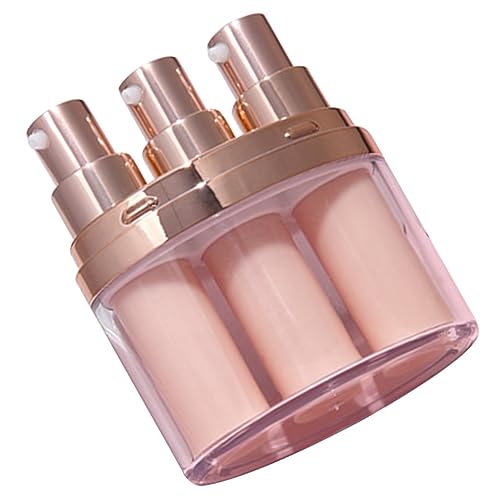 Veemoon Airless Pumpflasche für Make Up Entferner Nachfüllbare Kosmetikflasche Tragbare Spenderflasche für Flüssigkeiten für Reisen und Unterwegs von Veemoon