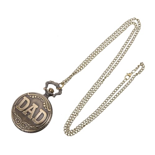 Veemoon Vintage Taschenuhr Mit Kette Für Herren Retro Uhr Mechanisch Für Väter Und Senioren Dekorativ Und Haltbar von Veemoon